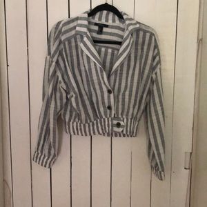 Long sleeve button down sailor shirt